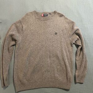 Chaps Men's Crewneck Sweater in Heather Grey